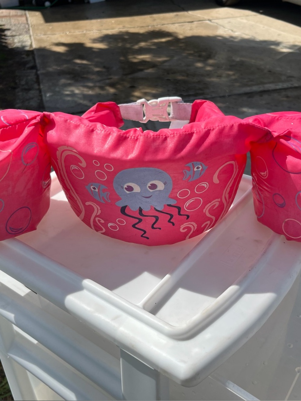 Bestway Pink with Fish’s Puddle Jumper Swimming Aid Float PFD/Life Vest for Ki